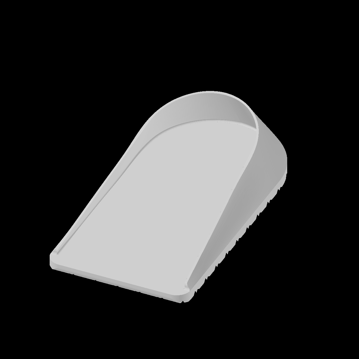 Heel Cuff with extended reinforced caudal support platform